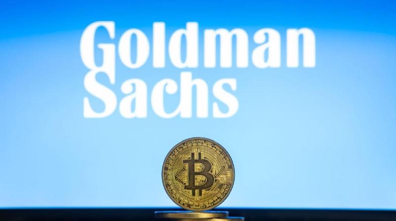 Ilustrasi Goldman Sachs dan Bitcoin