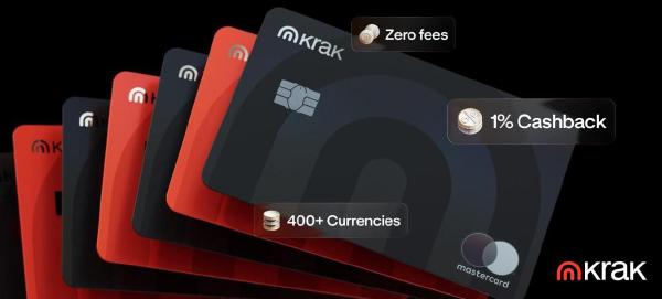 Kraken Luncurkan Kartu Debit Crypto dengan Cashback di Eropa