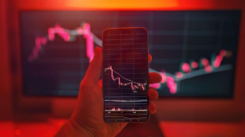 Ilustrasi crash Bitcoin