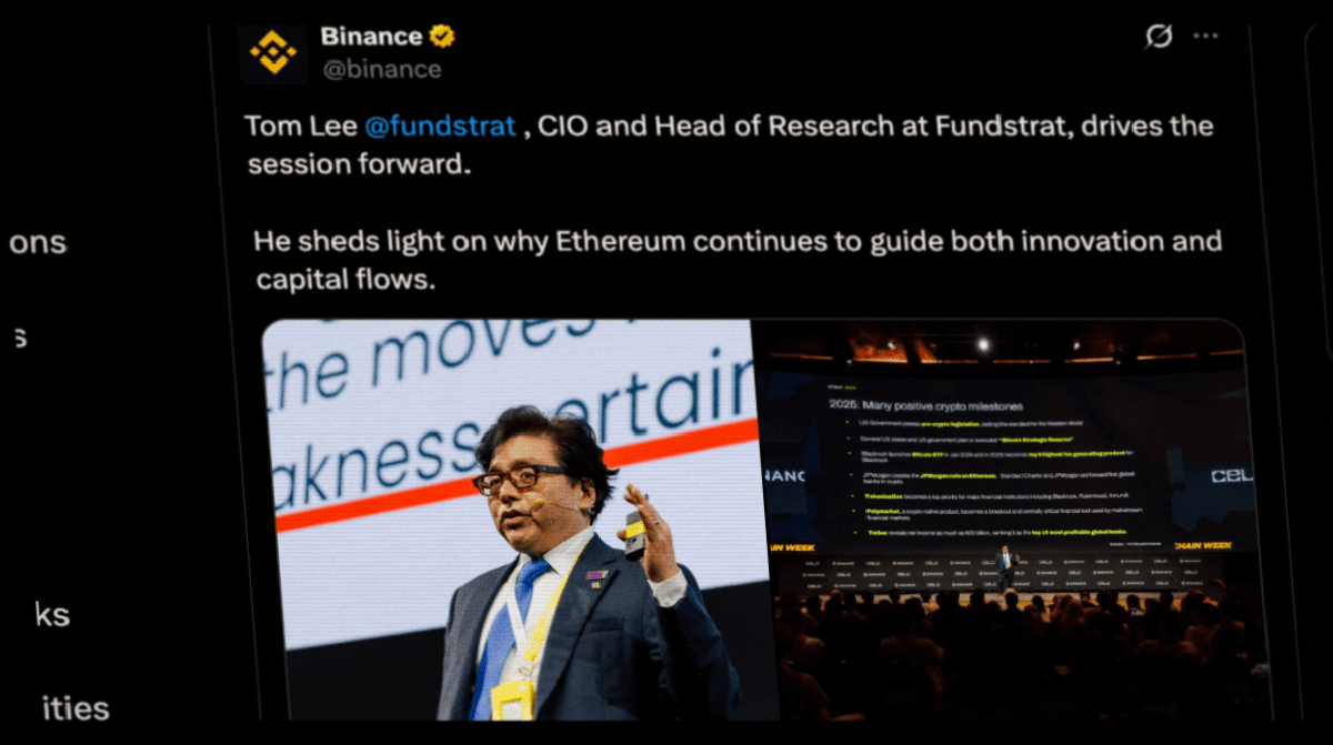 Featured image for Analis Terkenal Tom Lee Prediksi Harga Ethereum untuk 2026