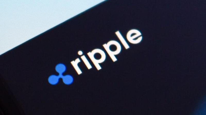 Ripple website dengan logo XRP